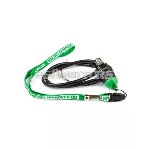 Stage6 MK2 mágneses leállítókapcsoló, zöld