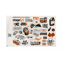 Stage6 matricaszett A4 narancssárga