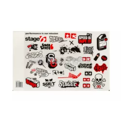 Stage6 matricaszett A4 piros