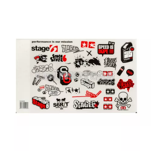 Stage6 matricaszett A4 piros