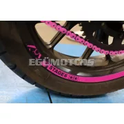 Stage6 felni matrica készlet 10" pink / fekete