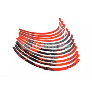 Stage6 felni matrica készlet 10" piros / fekete