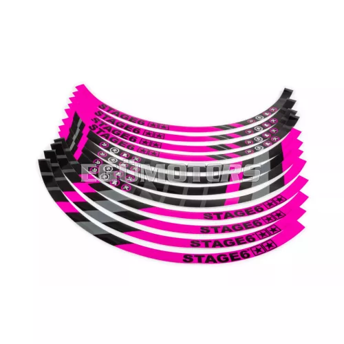 Stage6 felni matrica készlet robogóhoz 10" pink