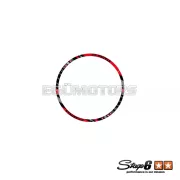 Stage6 felni matrica készlet robogóhoz 10" piros