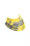 Rim Sticker Kit 12" Stage6 yellow / black