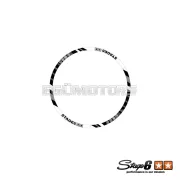 Stage6 felni matrica készlet robogóhoz 12" fehér