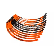 Stage6 felni matrica készlet 13" narancssárga / fekete