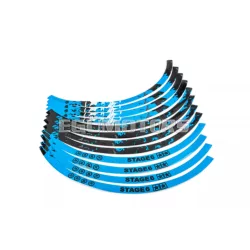 Stage6 felni matrica készlet 13" kék / fekete