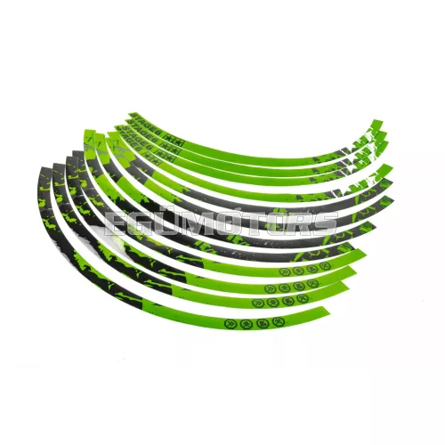 Stage6 felni matrica készlet 13" zöld / fekete