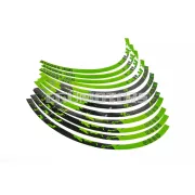 Stage6 felni matrica készlet 13" zöld / fekete