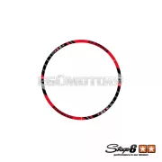 Stage6 felni matrica készlet robogóhoz 13" piros