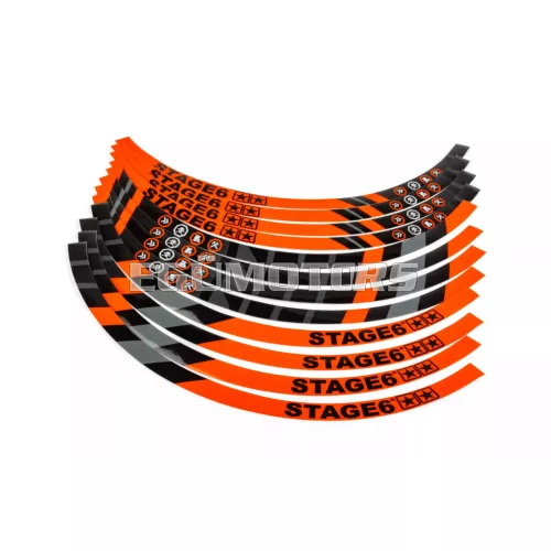 Stage6 felni matrica készlet 17" narancssárga