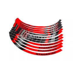 Stage6 felni matrica készlet 17" piros