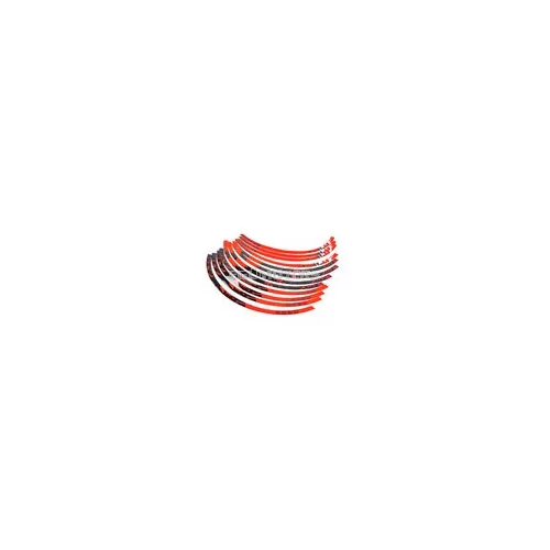 Rim Sticker Kit 17" Stage6 red / black