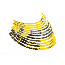 Stage6 felni matrica készlet 17" sárga / fekete