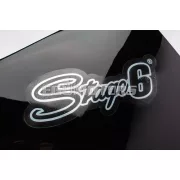 Stage6 logó matrica 20x6cm ezüst