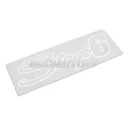 Stage6 logó matrica 20x6cm fehér