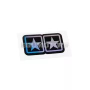 Stage6 csillag hologram matrica 50x25mm