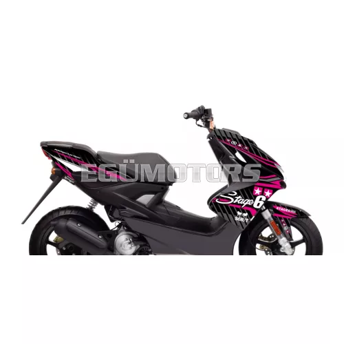 Stage6 matrica szett Yamaha Aerox 2013-ig, pink