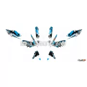 Stage6 grafikai szett Yamaha Aerox 2013-ig, kék / fekete