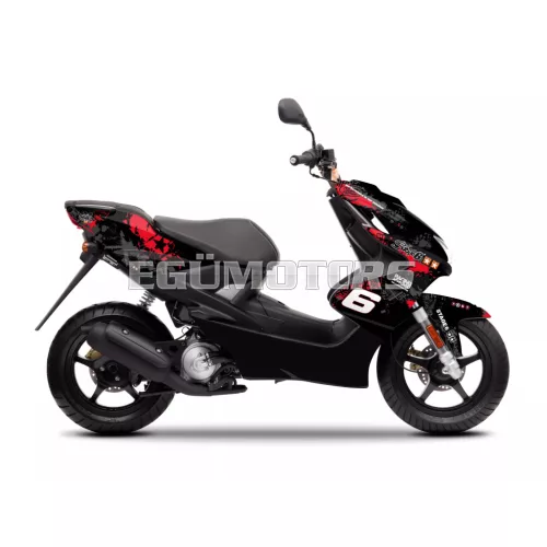 Stage6 grafikai szett Yamaha Aerox 2013-ig, piros / fekete