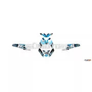 Stage6 matrica szett Yamaha BWs 2004-től, kék / fekete