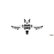 Stage6 grafikai szett Yamaha Slider, fekete