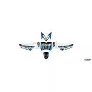 Stage6 grafikai szett Yamaha Slider, kék