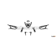 Stage6 grafikai szett Peugeot Streetzone, fekete