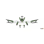 Stage6 grafikai szett Peugeot Streetzone, zöld