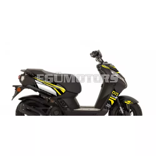 Stage6 grafikai szett Peugeot Streetzone, sárga