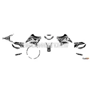 Stage6 grafikai szett Yamaha DT 50, fehér