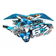 Stage6 grafikai szett Yamaha DT 50 kék / fekete