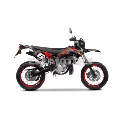 Stage6 grafikai szett Yamaha DT 50 piros / fekete