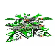 Stage6 grafikai szett Rieju MRT (2009-2021), zöld / fekete