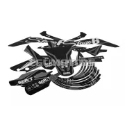 Stage6 grafikai szett Honda HM 50, fekete
