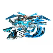 Stage6 grafikai szett Honda HM 50, kék / fekete