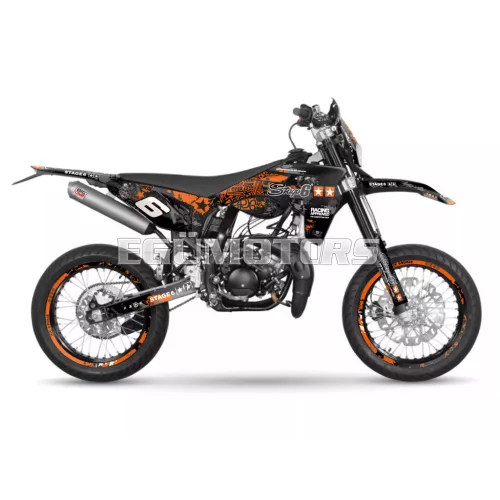 Stage6 grafikai szett Sherco SM-R 50 2018-tól, narancssárga / fekete