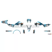 Stage6 grafikai szett Sherco SM-R 50 2018-tól, kék / fekete