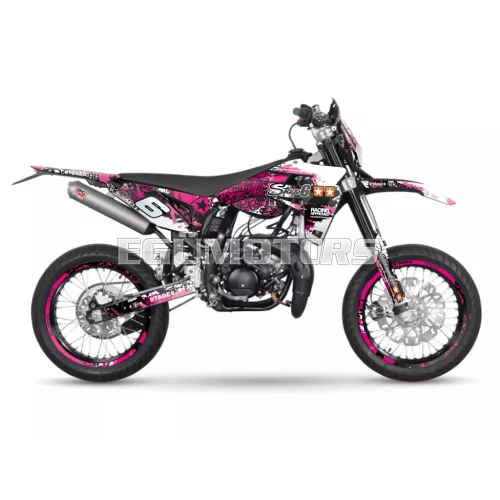 Stage6 grafikai szett Sherco SM-R 50 2018-tól, pink / fekete