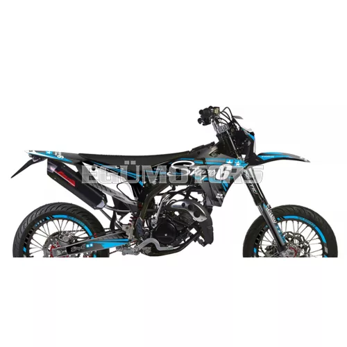 Stage6 grafikai szett Fantic XM 50 2023-tól, kék