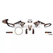 Stage6 grafikai szett Fantic XM 50 2023-tól, narancssárga