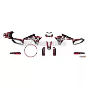 Stage6 grafikai szett Fantic XM 50 2023-tól, piros