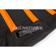Stage6 üléshuzat fekete - narancssárga, Rieju MRT