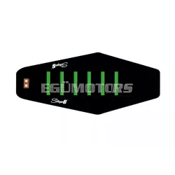 Stage6 üléshuzat fekete - zöld, Sherco 50cc 2006-ig