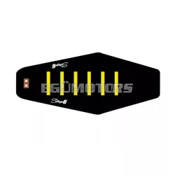 Stage6 üléshuzat fekete - sárga, Sherco 50cc 2006-ig