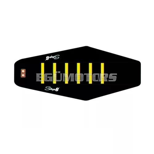 Stage6 üléshuzat fekete - sárga, Sherco 50cc 2006-ig