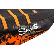 Stage6 üléshuzat teljes borítású, narancssárga / fekete, Yamaha DT