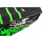 Stage6 üléshuzat teljes borítású, zöld / fekete, Yamaha DT