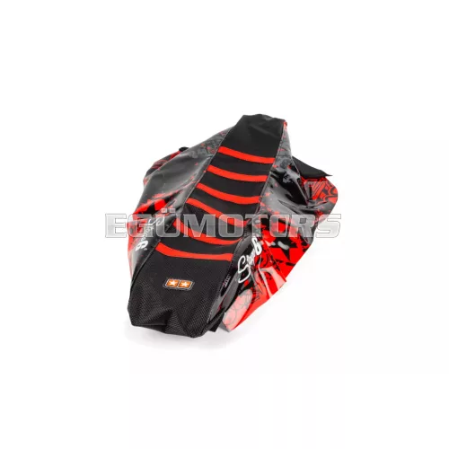 Stage6 üléshuzat teljes borítású, piros / fekete, Yamaha DT